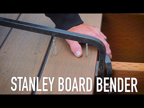 How Do We Cinch Deck Boards? (The Stanley Board Bender) || Dr Decks