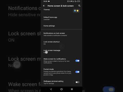 Setup Lockscreen Message on Tcl20e | Tcl20se | Tcl20l | Tcl20y #shorts #lockscreen