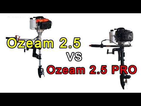DIFFERENZE tra motore fuoribordo Ozeam 2.5 hp e 2.5 hp PRO 4 tempi, 1.3 hp e 1.3 hp PRO, nautica