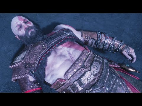 Kratos Dies In Valhalla Scene - God Of War Ragnarok Valhalla DLC PS5 2023