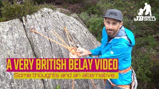 The very British way to belay with a popular alternative... #climbing