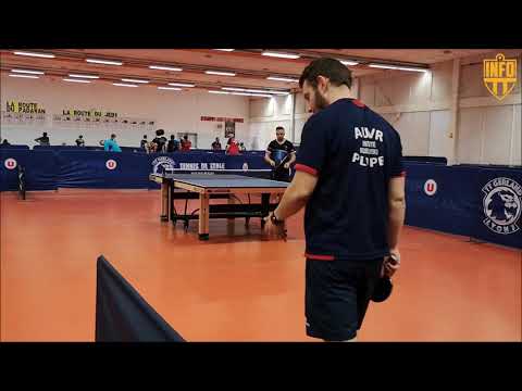 Nationale 3 - Phase 2 - Journée 5 - Lyon 7 TT Gerland 1 vs Entente Rillieux PLVPB Lyon 3