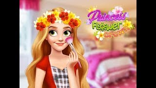 Princess Flower Crown - free web video games for kids