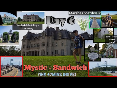 Day 6 New England Vlogs 2019 |Hampton Inn and Suites Mystic (CT) - Sandwich Inn and Suites (RI)|//VT