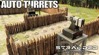 This Town Needs Turrets NOW | Stranded Alien Dawn Gameplay