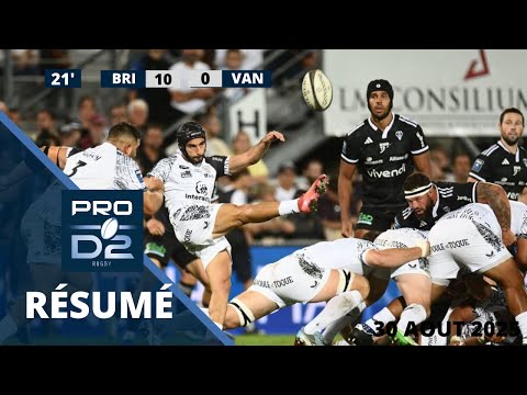 J1 Pro D2 : le résumé du BOUILLANT Brive vs Vannes Rugby - Saison 2025/26