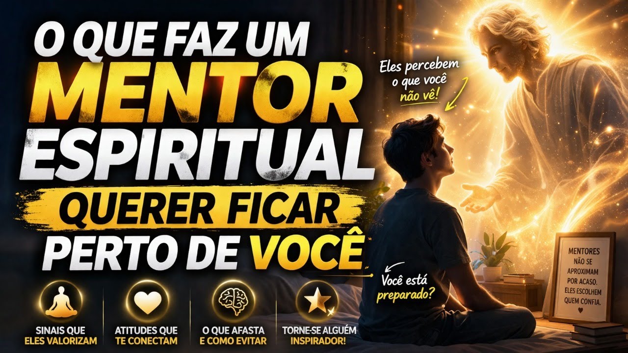 O que faz um mentor espiritual querer ficar perto de você