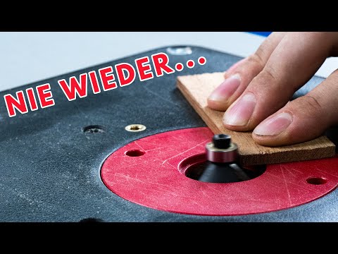 Fräsen ohne Gefahr - kleine Bauteile sicher fräsen mit der Schiebelade