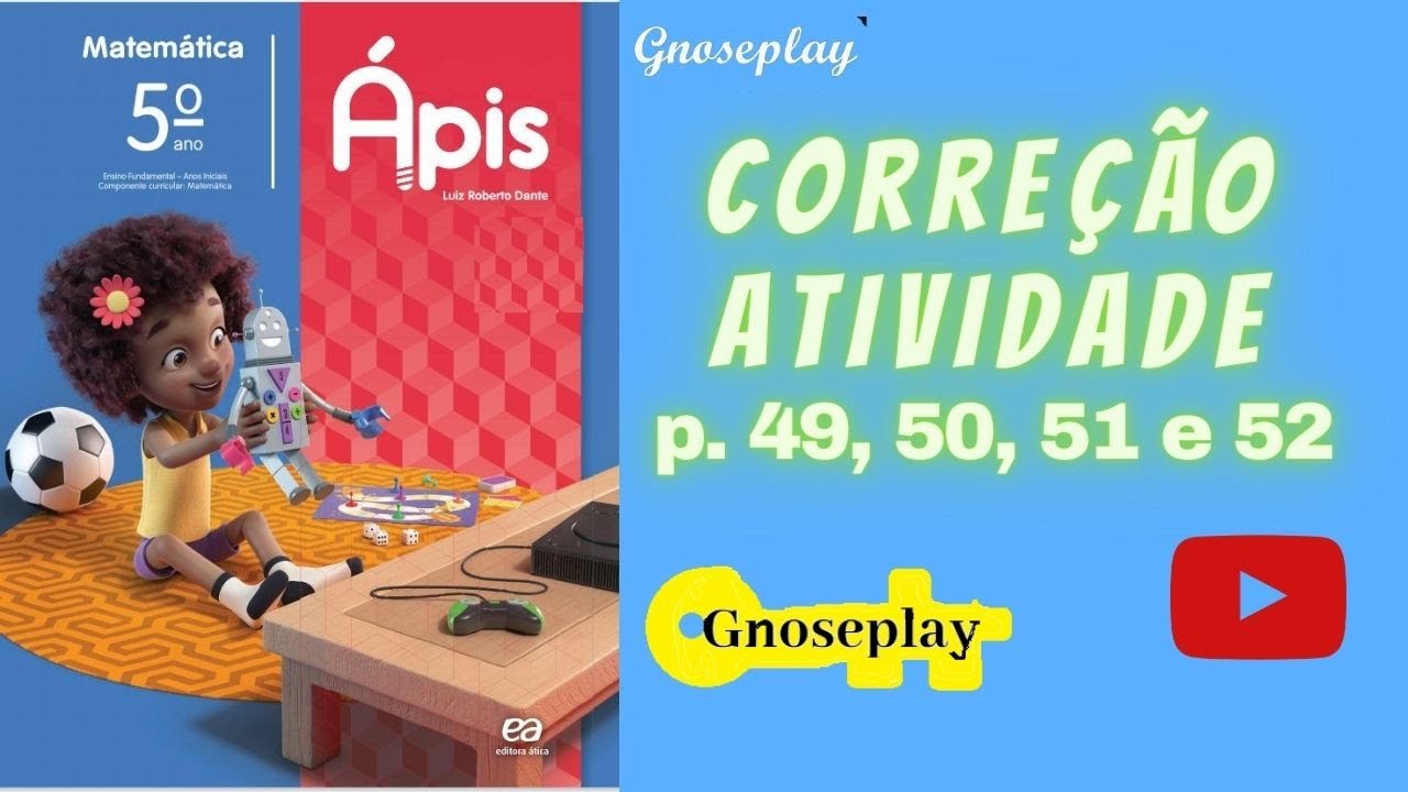 Livro Ápis, matemática, p 49, 50 e 51 5º ano