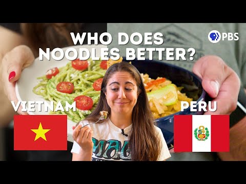 VIETNAMESE Vs. PERUVIAN Noodle Dishes 🍜 | Pan Pals 🍳