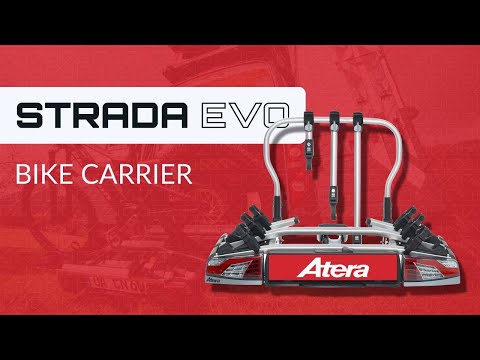 Atera STRADA EVO: Bike Carrier for E-Bikes, Families, and Camping Vehicles with Large Tailgates