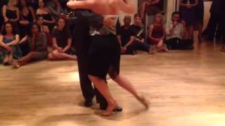 Virginia Pandolfi y Andres Bravo en "La Tangueria" NYC