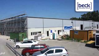 preview picture of video 'BECK Fastener Group - Bau der neuen Produktionshalle 2014'