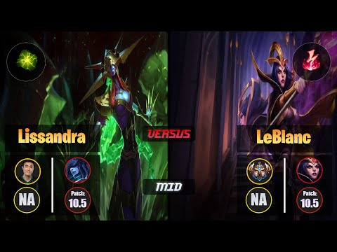 Pobelter LISSANDRA (Mid) [Aftershock] VS LEBLANC - Challenger NA Patch 10.5