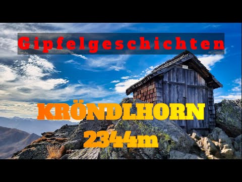 Kröndlhorn 2444m | Gipfelgeschichten