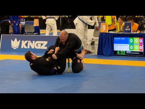 Ultra Heavyweight Master 2 Blue Belt Wins Elimination Match By Points IBJJF World Master 2024