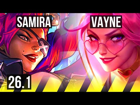 SAMIRA & Nautilus vs VAYNE & Leona (ADC) | 51K damage | EUW Master | 26.1
