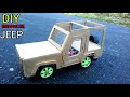 How To Make RC Car Jeep Wrangler Amazing Cardboard Car DIY