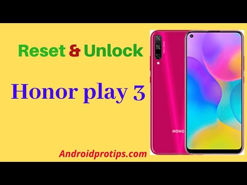 How to Reset & Unlock Honor Play 3