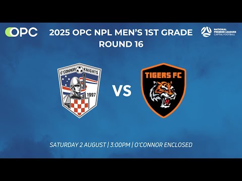 Capital Football OPC NPL Men's 1st Grade Round 17 - O'Connor Knights SC vs Tigers FC