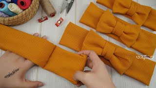3 Minutes ALL SIZE Easy Bow Headband ❤️ Making