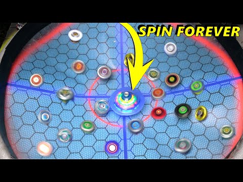 THE INFINITE SPINNING TOY takes on 100 BEYS!?!?! Beyblade X