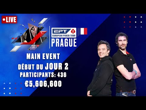 COUVERTURE DE LA BULLE MONDIALEMENT CÉLÈBRE : EPT Prague MAIN EVENT Jour 2 ♠️ PokerStars en Français