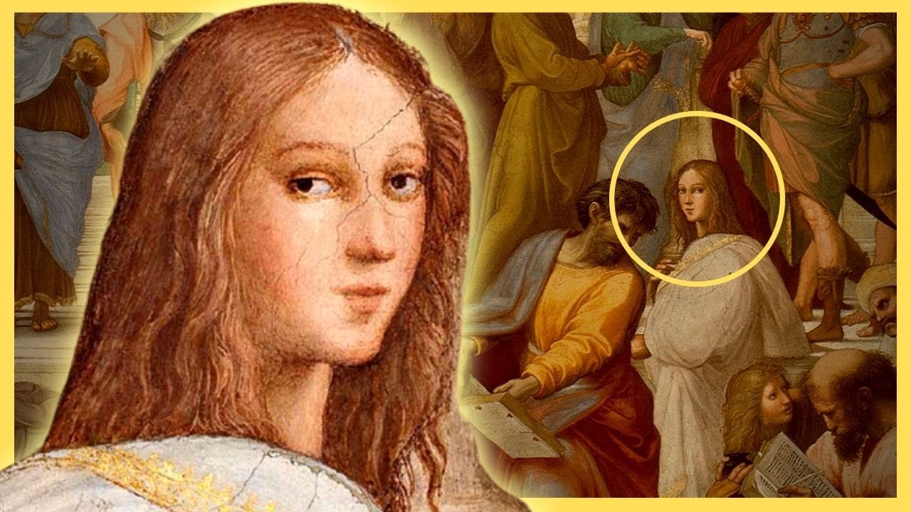 Quem é a "MULHER" da Escola de Atenas?