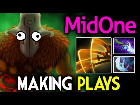 MidOne [Juggernaut] MAKING PLAYS with Diffusal Blade Dota 2 7.05