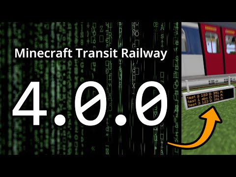EPIC Passenger Info System in Minecraft!