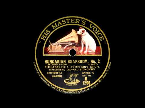 Stokowski conducts Liszt Hungarian Rhapsody No. 2 (1926/27)