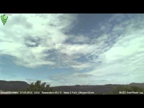 Buzet, Sveti Martin - jug 27-05-2015 Day HD TimeLapse