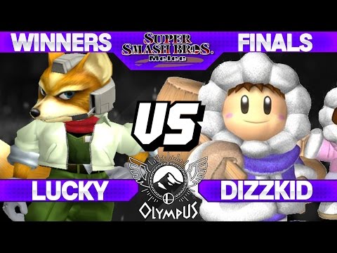 Olympus - Lucky (Fox) vs dizzkidboogie (Ice Climbers) - SSBM Winners Finals - Smash Melee