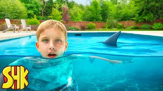 Pool Monster Swimming Investigation: What's Lurking Beneath? 🏊‍♂️👀 SHK Challenge