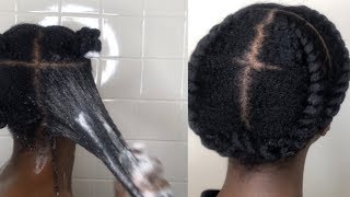 Wash Day Routine 2020!! | Only 2 Products | Type 4 Hair | Asia Char