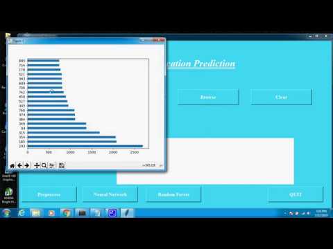 Next Location prediction of User using Neural Network and Random forest