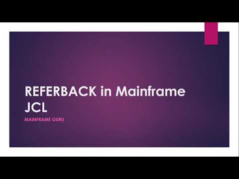 REFERBACK in Mainframe JCL | Job Parameter | Mainframe Guru | Getting Previous Statement Features