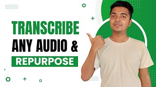 WhisperTranscribe - Transcribe Any Audio to Social Media Posts or Blogs !| Passivern