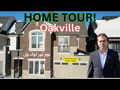 Home Tour! Brand New Detached House for Sale | 5 Beds, 6 Baths & Finished Basement