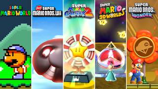 Evolution of Secret Final Levels Super Mario Games (1986 - 2026)