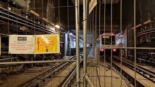 M3 metrófelújítás – Középső szakasz (2023. február közepe)
