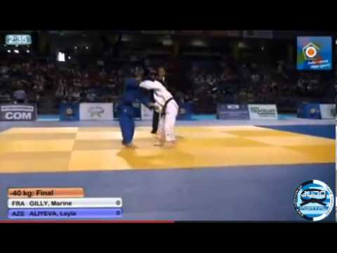 European Judo Championships Cadets Tallinn 2013 Final-40kg GILLY Marine (FRA) - ALIYEVA Leyla (AZE)