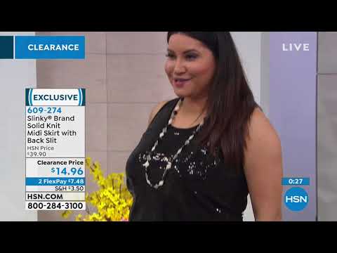 HSN | Slinky Brand Fashion Clearance 03.19.2019 - 04 AM