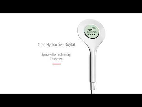 Handdusch Oras Hydractiva 242405 Digital med Bluetooth