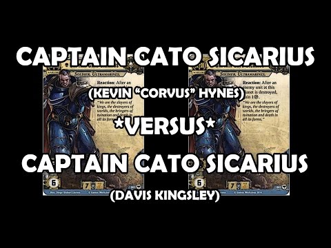 Captain Cato Sicarius versus Captain Cato Sicarius - Warhammer 40,000: Conquest