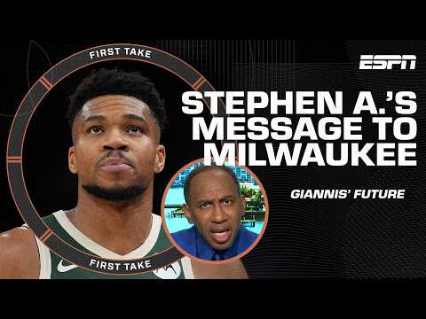 Bucks need to 'WAKE THE HELL UP' & trade Giannis 😳 Stephen A.'s message to Milwaukee 🔊 | First Take