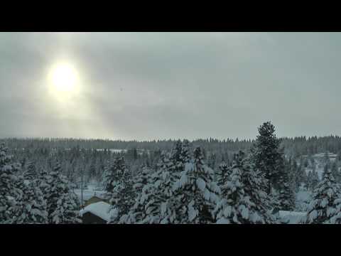 Early morning snow in Truckee California January 2010