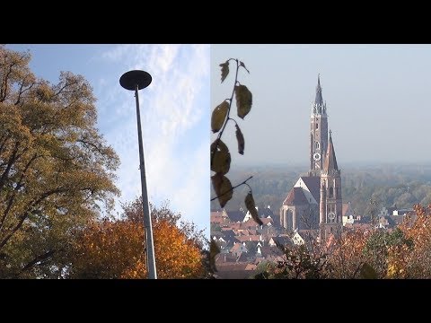 Sirenen Landshut - E57 Warnung der Bevölkerung +Zivilschutzsirene+ (Fern- und Nahaufnahme)