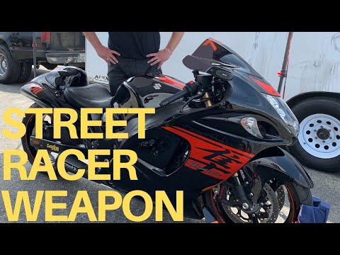 HOW TO SET UP A SUZUKI HAYABUSA STREET BIKE FOR NHRA DRAG RACING OR STREET RACING, FAST STREET BIKE!