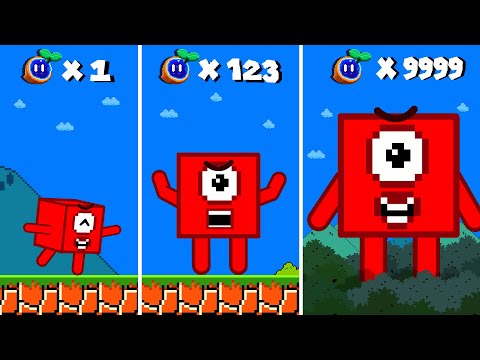 Finish The Pattern? Every Seed Makes Shapeblock 1 Size INCREASE in Mario Maze | Biggest Block!